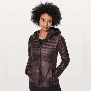 Lululemon “Down For A Run” Jacket in Black Cherry 🍒